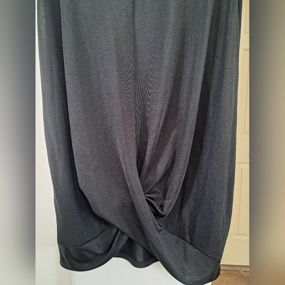 [Capsule] Black Relaxed Short Sleeve Knot Tunic Size Large - Picture 6 of 7